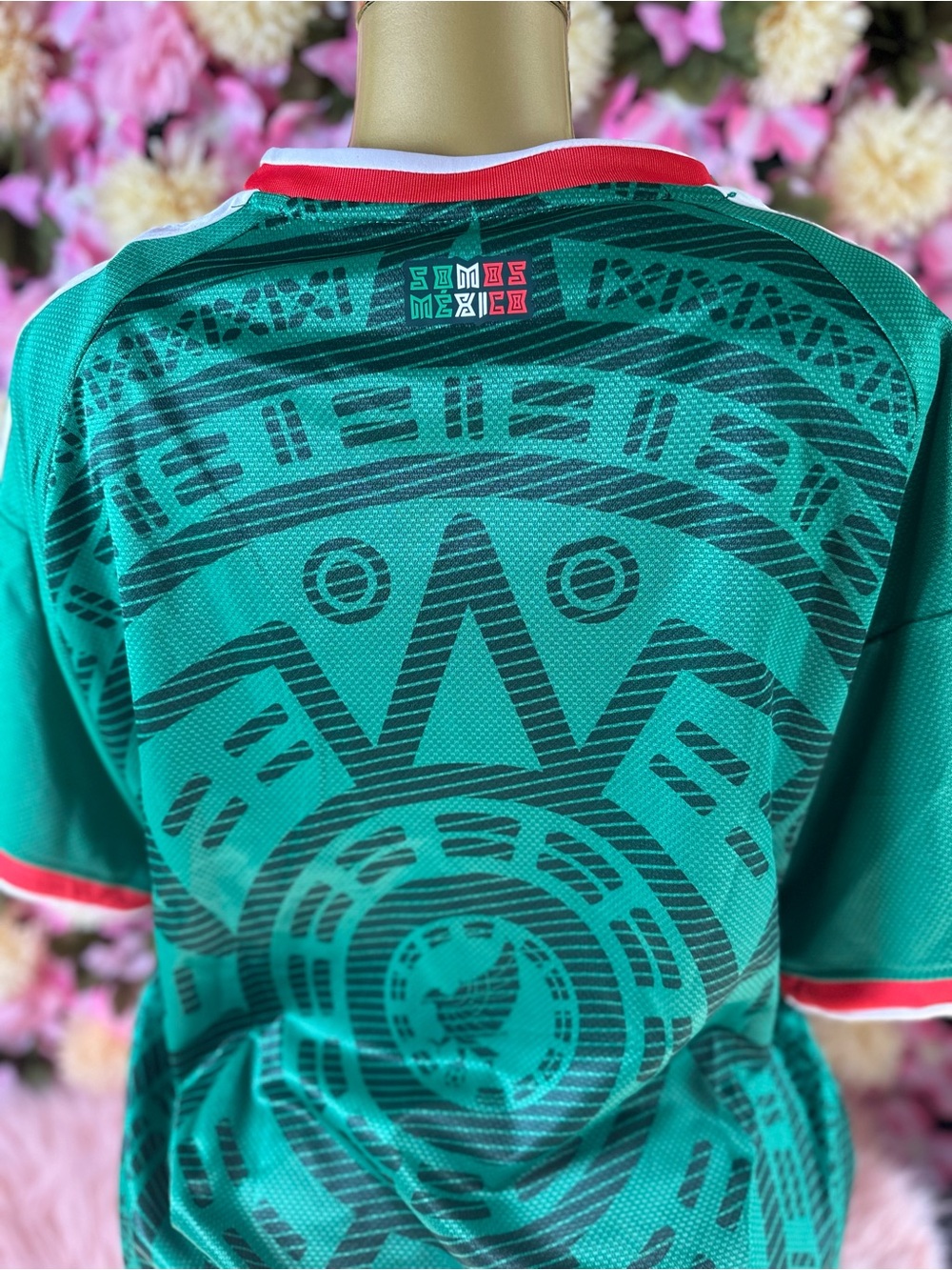 Unisex Mexico Green Graphic Soccer Jersey Top - Adidas - Picture 6 of 7